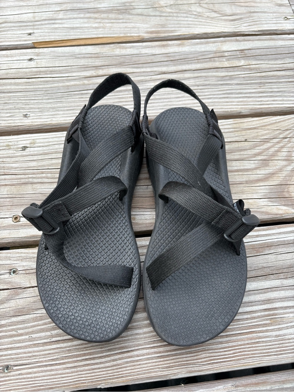 Chaco Women’s Black Adjustable Strap Sandals Size 9